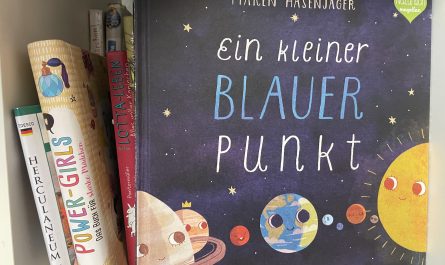 Ein kleiner blauer Punkt
