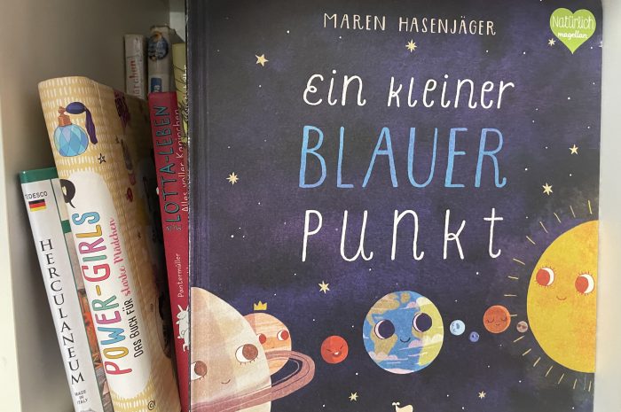 Ein kleiner blauer Punkt
